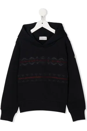 Moncler Intarsia-knit hoodie
