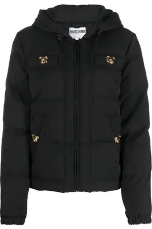 Moschino Teddy button-detail padded jacket