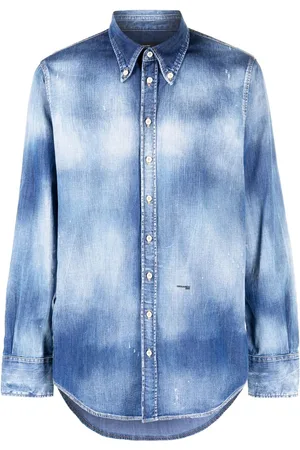Dsquared2 Tie-dye denim shirt