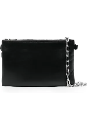 KARA Crystal-knot shoulder bag