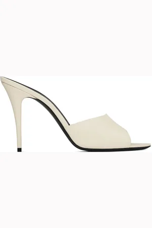 Saint Laurent Sand New Belfagor 110mm leather mules