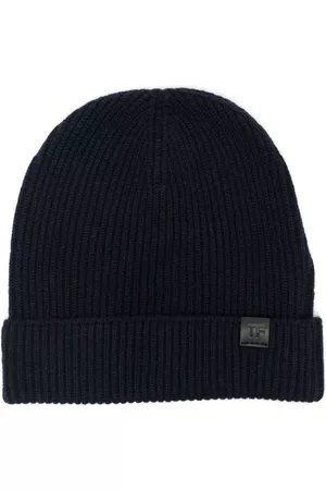 Tom Ford Logo-patch cashmere beanie