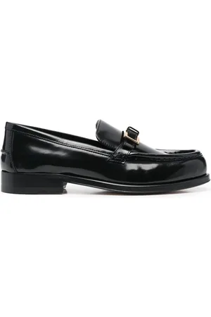 Sergio Rossi Buckled leather moccasin loafers