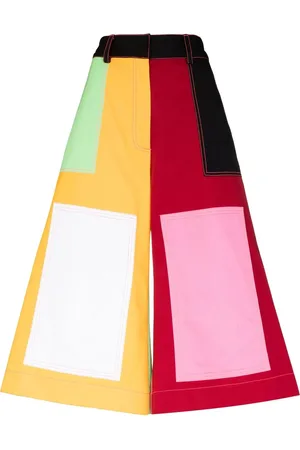 Christopher John Rogers Multi-panel cropped trousers