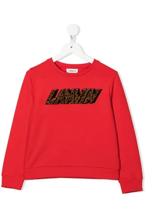 Lanvin Leopard logo-embroidered sweatshirt