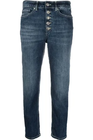 Dondup Bleach-effect high-waisted jeans