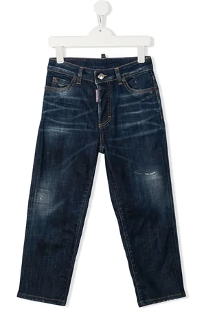 Dsquared2 Whiskered straight-leg jeans