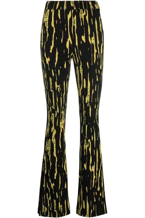 AMBUSH Flared jacquard leggings