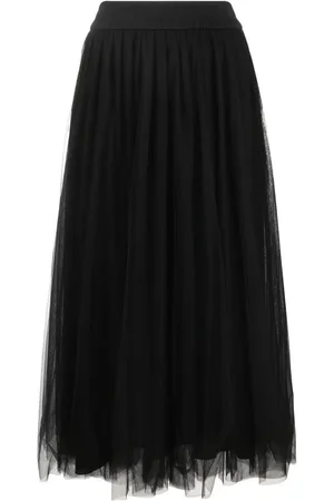 Fabiana Filippi High-waist tulle midi skirt