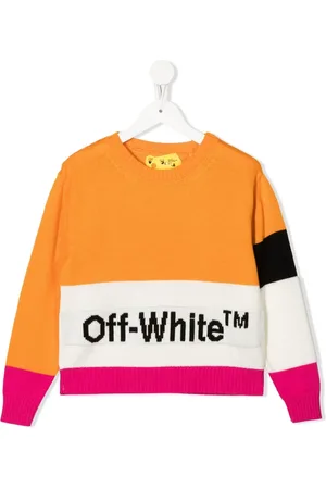 OFF-WHITE Colour-blocked logo jumper