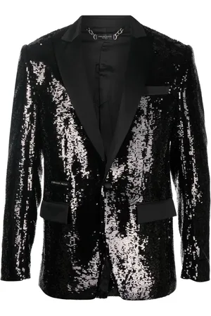 Philipp Plein Sequin single-breasted blazer