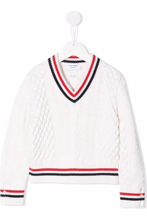 Thom Browne RWB Cricket Cable sweater