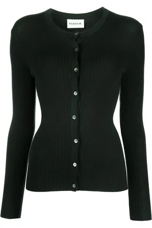 P.A.R.O.S.H. Ribbed-knit wool cardigan