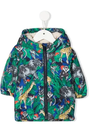 Kenzo Jungle-print padded puffer jacket