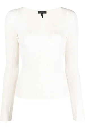 RAG&BONE U-neck long-sleeved top