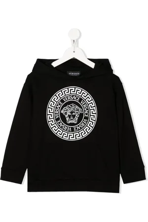 VERSACE Medusa print cotton hoodie