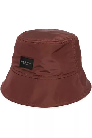RAG&BONE Women Hats - Addison logo-patch bucket hat