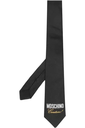 Moschino Logo-embroidered tie