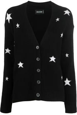 Zadig & Voltaire Star-embellished cashmere cardigan