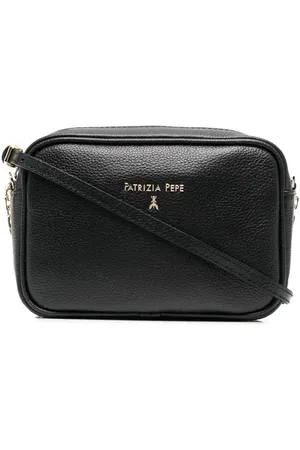 Patrizia Pepe Logo-plaque leather crossbody bag