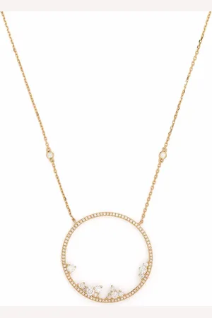 DJULA 18kt yellow Fairytale Circle Point diamond necklace