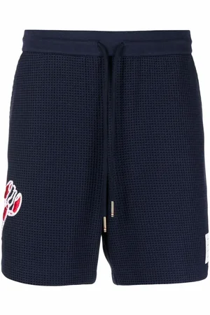 Thom Browne Logo-patch track shorts