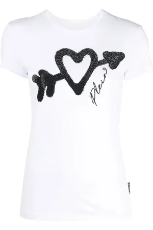 Philipp Plein Crystal-embellished logo T-shirt