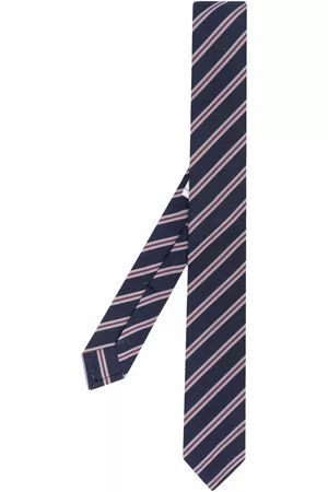 Thom Browne Men Bow Ties - Micro-stripe Classic tie