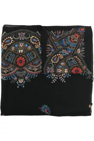 Etro Paisley-print wool-silk shawl
