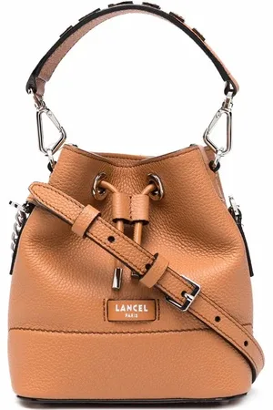 LANCEL Drawstring leather bag
