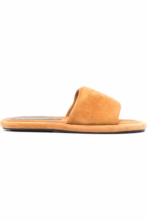 Nanushka Logo-embossed leather sandals