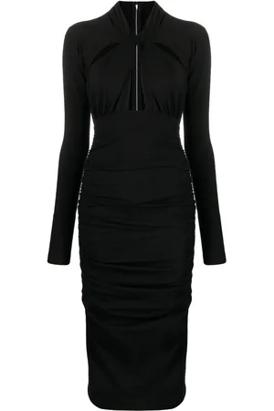 Dolce & Gabbana Cut-out draped midi dress