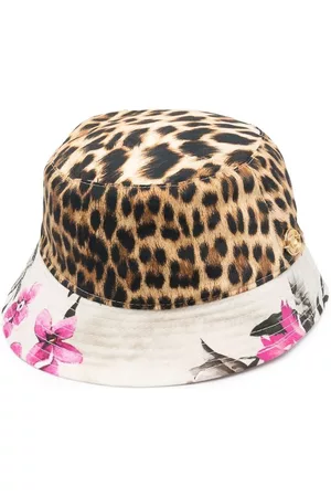 Roberto Cavalli Leopard-print bucket hat