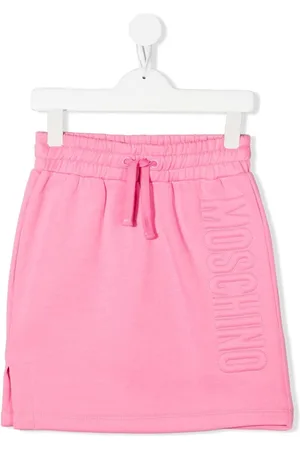 Moschino Debossed-logo detail skirt