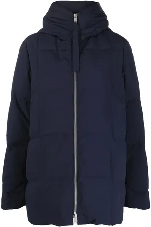 Jil Sander Padded zip-fastening coat