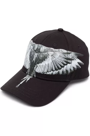 MARCELO BURLON Boys Caps - Wings-print detail baseball cap