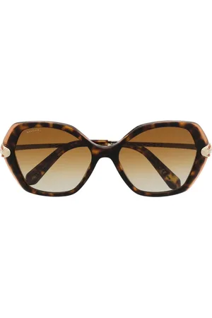 Bvlgari Tortoiseshell cat-eye frame sunglasses