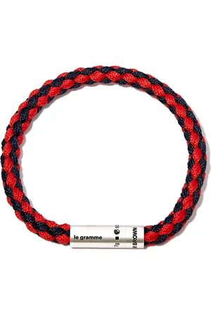 Le Gramme X Orlebar Brown braided bracelet