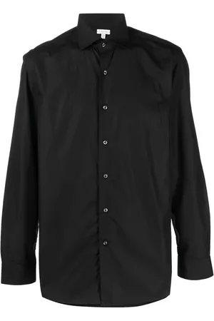 CARUSO Long-sleeve classic cotton shirt