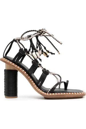 ULLA JOHNSON Cora seashell heeled sandals