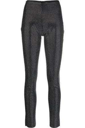GIUSEPPE DI MORABITO Crystal-embellished skinny trousers