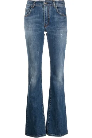 John Richmond Flared low-rise jeans