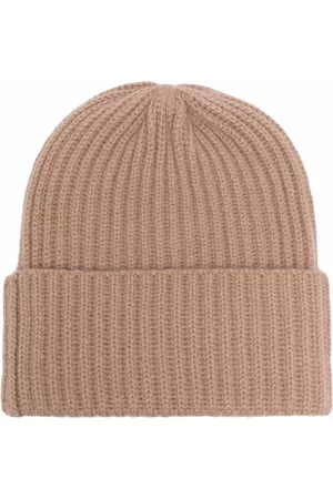 LISKA Ribbed cashmere beanie