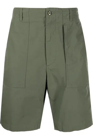 ENGINEERED GARMENTS High-waisted straight-leg shorts
