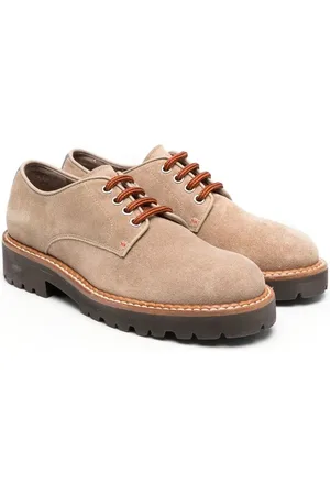 Brunello Cucinelli Lace-up suede loafers