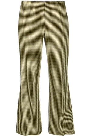 P.A.R.O.S.H. Houndstooth flared trousers