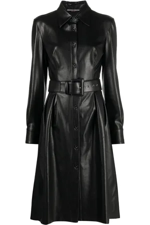 ERMANNO SCERVINO Belted long-sleeve midi shirtdress