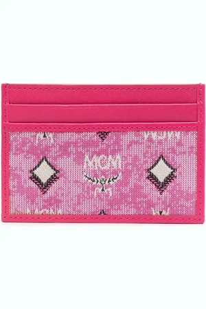 MCM All-over logo-jacquard card case