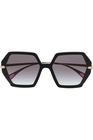 Bvlgari Hexagonal-face tinted sunglasses