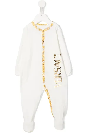VERSACE Baroque logo-print babygrow